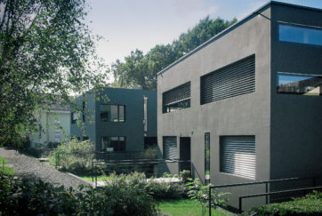 Zwei Doppelhäuser - Ansicht Nordost - Marques AG - 1999 - Luzern