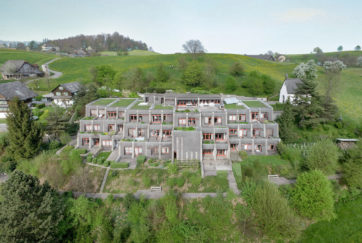 Schönstatt-Wohnstätte - Ansicht Südwest - Hohler, Walter - 1982 - Horw