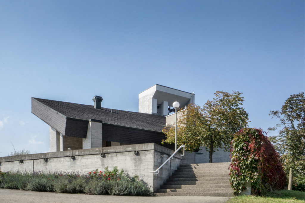 Reformierte Kirche - Ansicht Ost - B. und M. Huber Architekten - 1971 - Rotkreuz