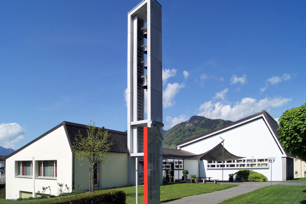 Reformierte Kirche - Ansicht Ost - Hubacher Constam - 1958 - Ibach
